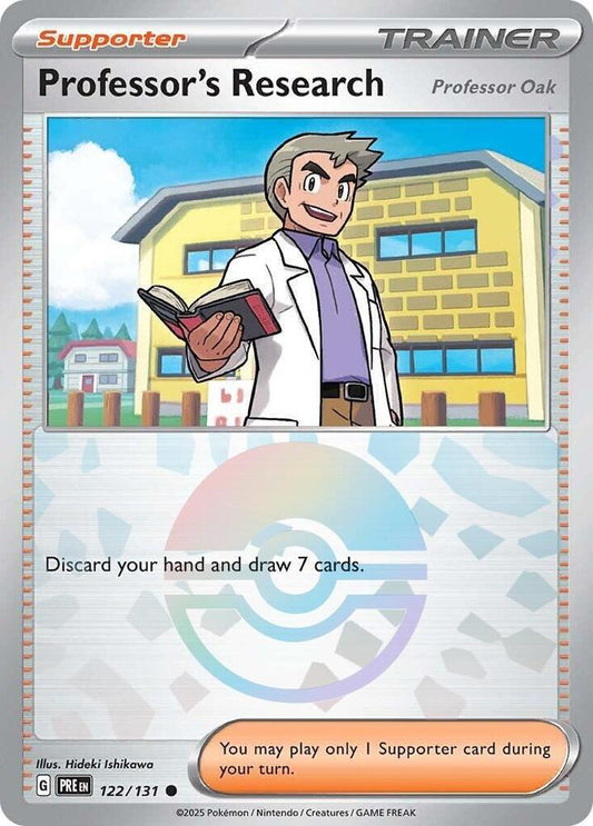 Professor's Research [Professor Oak] (Poke Ball Pattern) - SV: Prismatic Evolutions
