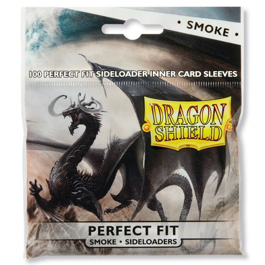 Dragon Shield Perfect Fit Sideloaders - Smoke (100-Pack) - Dragon Shield Card Sleeves