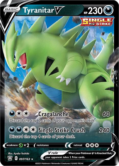 Tyranitar V - SWSH05: Battle Styles