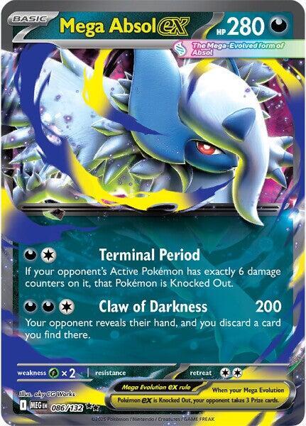 Mega Absol ex - 086/132 - ME01: Mega Evolution