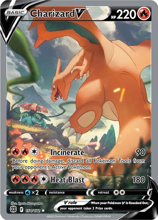 Charizard V (Alternate Full Art) - SWSH09: Brilliant Stars