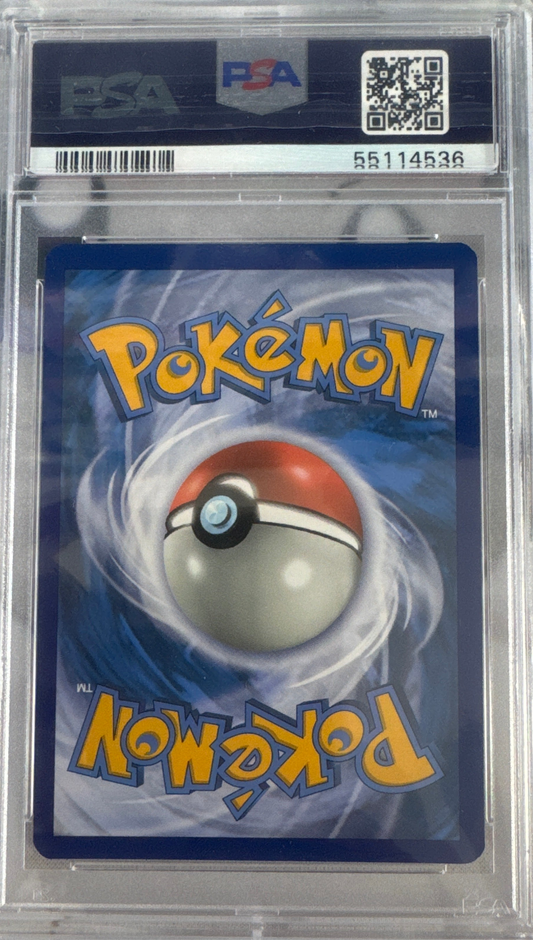 2020 POKEMON SWSH BLACK STAR PROMO #074 SPCL. DELIVERY PIKACHU PKMN. CENTER CANADA- HOLO PSA 8