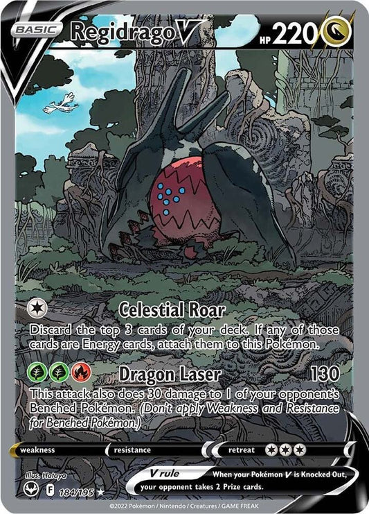Regidrago V (Alternate Full Art) - SWSH12: Silver Tempest