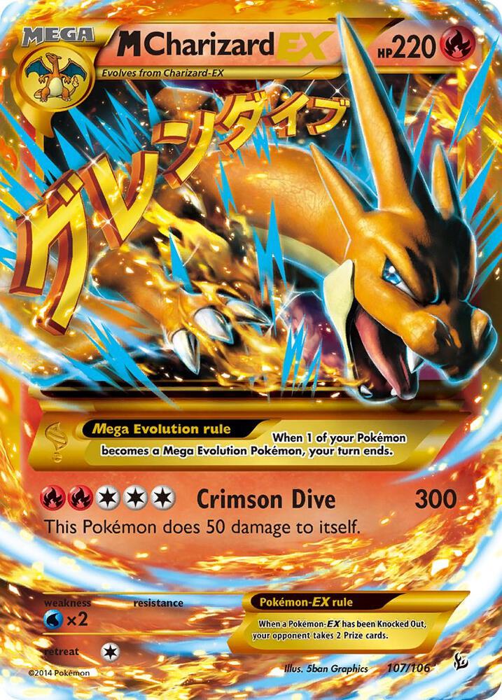 M Charizard EX (Y) (Secret) - XY - Flashfire