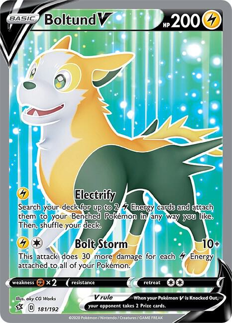 Boltund V (Full Art) - SWSH02: Rebel Clash