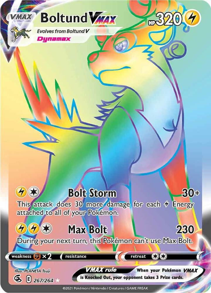 Boltund VMAX (Secret) - SWSH08: Fusion Strike