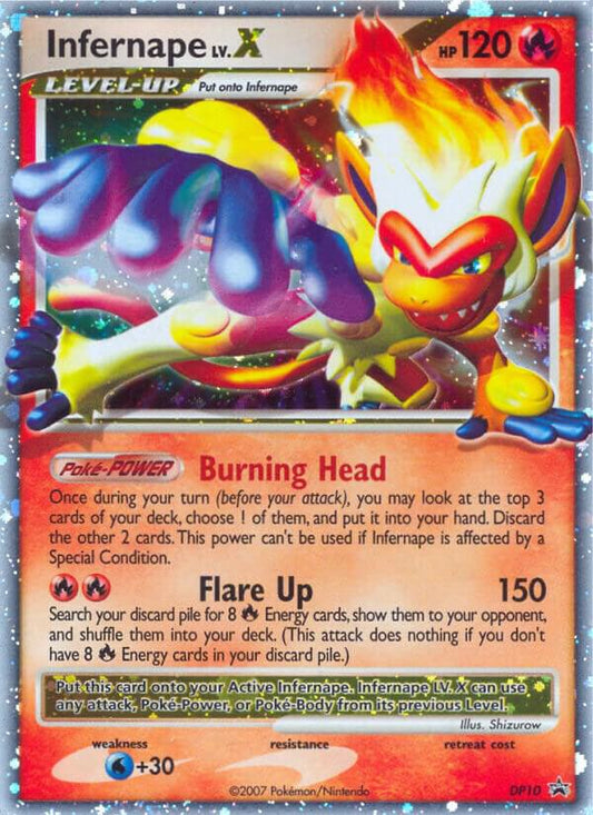 Infernape LV.X - DP10 - Diamond and Pearl Promos