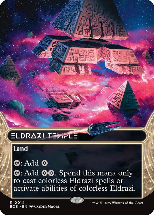 Eldrazi Temple (0014) (Borderless) - Edge of Eternities: Stellar Sights