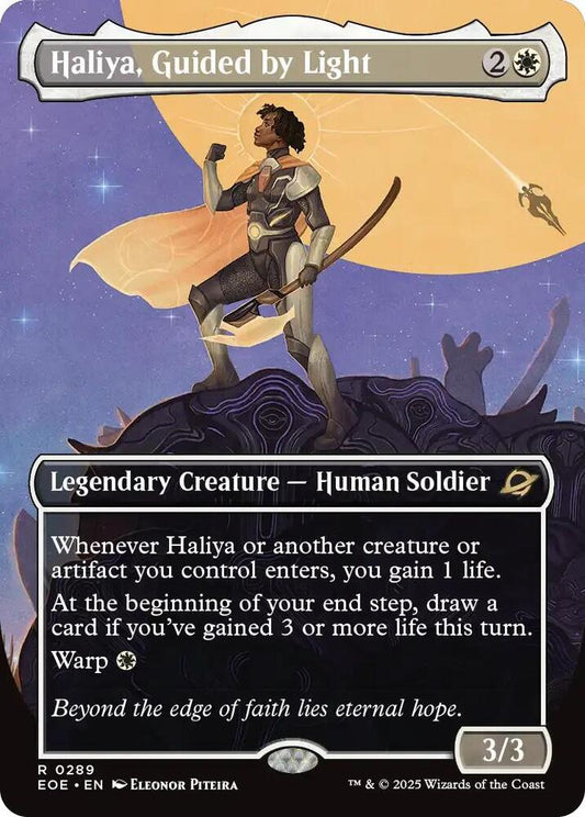Haliya, Guided by Light (Borderless) - Edge of Eternities