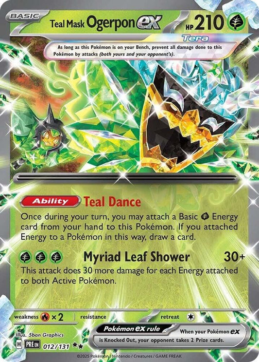 Teal Mask Ogerpon ex - 012/131 - SV: Prismatic Evolutions