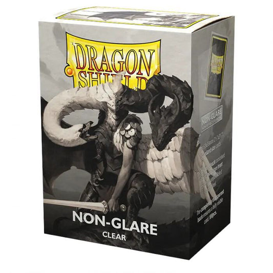 Dragon Shield Non-Glare V2 Matte Sleeves - Clear (100-Pack)