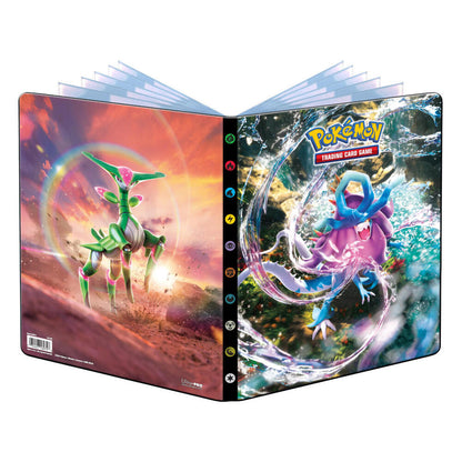Pokemon Scarlet and Violet Walking Wake and Iron Leaves 9-Pocket Portfolio