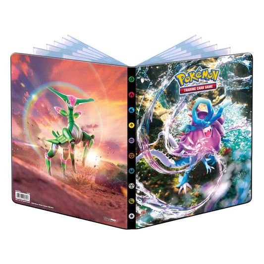 Pokemon Scarlet and Violet Walking Wake and Iron Leaves 9-Pocket Portfolio