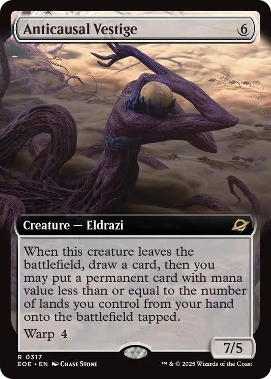 Anticausal Vestige (Extended Art) (Foil) - Edge of Eternities