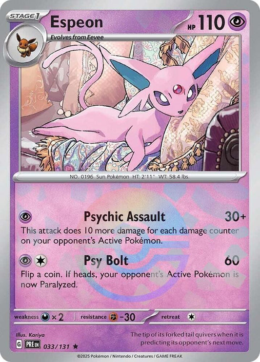 Espeon (Poke Ball Pattern) - SV: Prismatic Evolutions