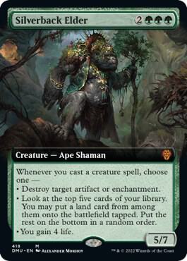 Silverback Elder (Extended Art) (Foil) - Dominaria United