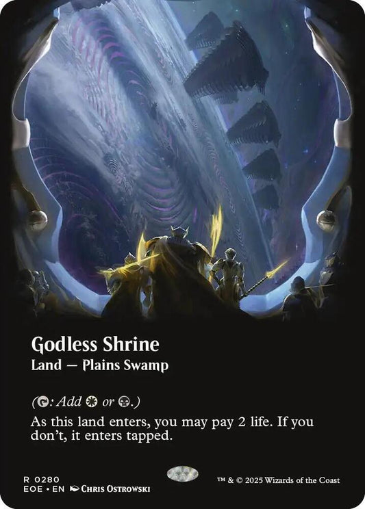 Godless Shrine (Borderless) (Foil) - Edge of Eternities