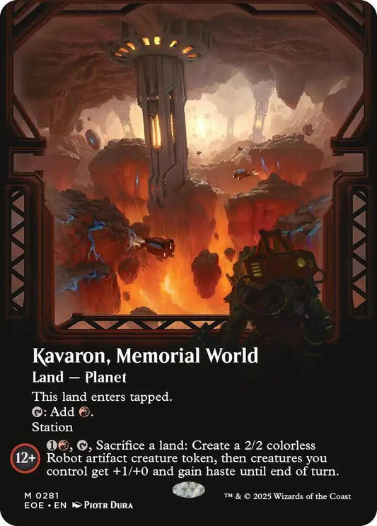 Kavaron, Memorial World (Borderless) (Foil) - Edge of Eternities