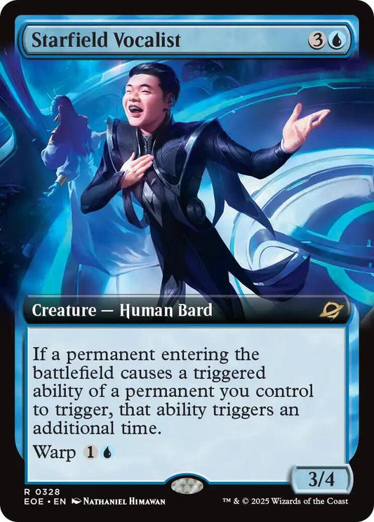 Starfield Vocalist (Extended Art) (Foil) - Edge of Eternities