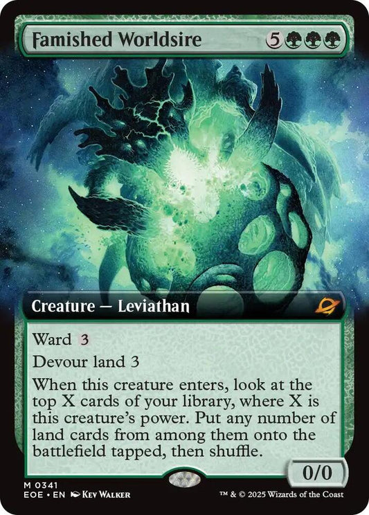 Famished Worldsire (Extended Art) (Foil) - Edge of Eternities