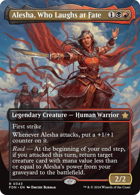 Alesha, Who Laughs at Fate (Borderless) - Foundations
