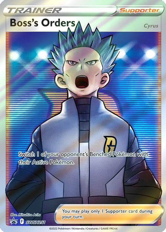 Boss's Orders (Full Art) - SWSH: Sword & Shield Promo Cards