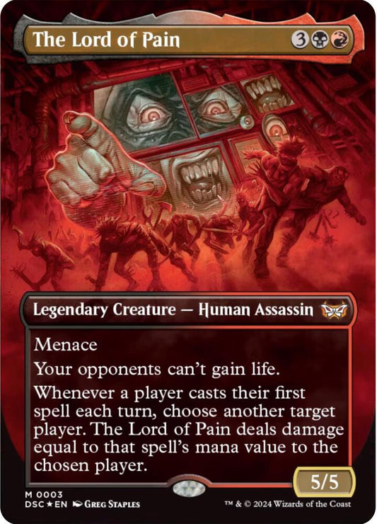 The Lord of Pain (Borderless) (Foil) - Commander: Duskmourn: House of Horror