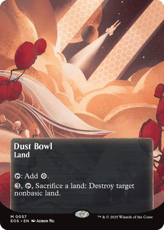 Dust Bowl (0057) (Borderless) (Foil) - Edge of Eternities: Stellar Sights