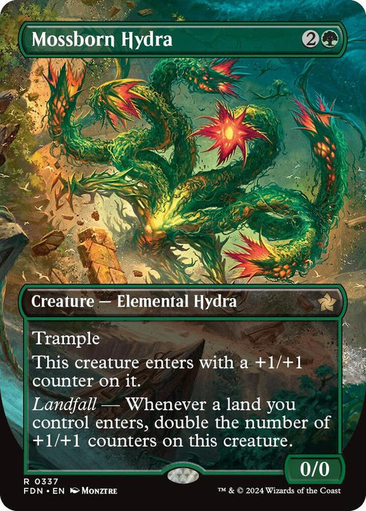 Mossborn Hydra (Borderless) - Foundations
