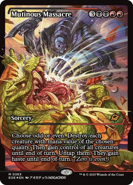 Mutinous Massacre (Showcase) (Foil) - Edge of Eternities