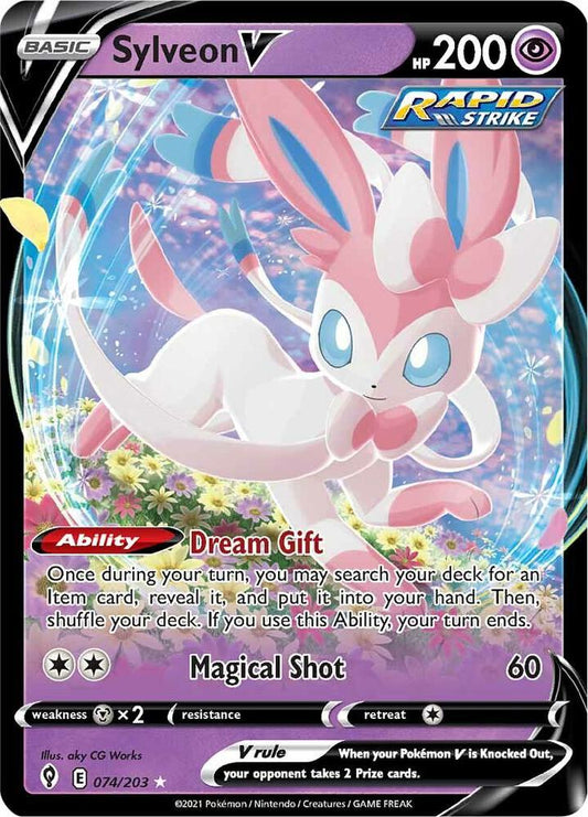 Sylveon V - SWSH07: Evolving Skies