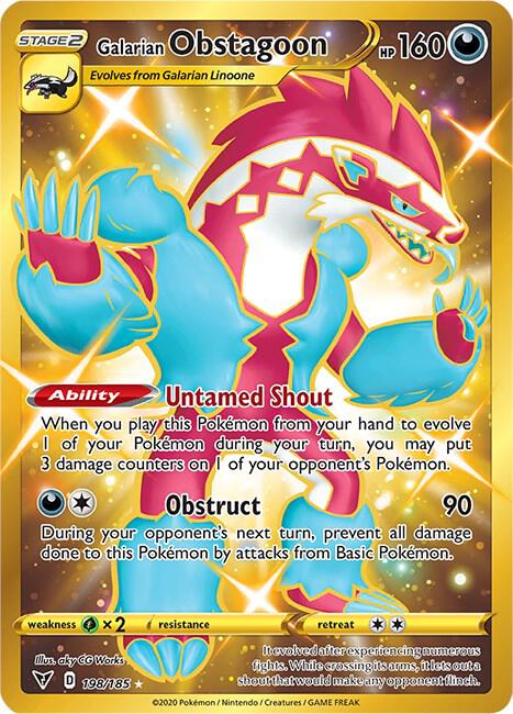 Galarian Obstagoon (Secret) - SWSH04: Vivid Voltage