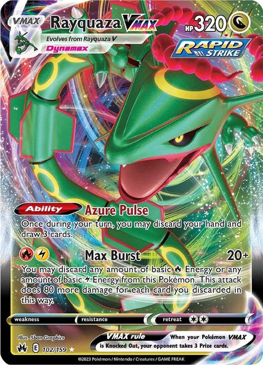 Rayquaza VMAX (102) - Crown Zenith