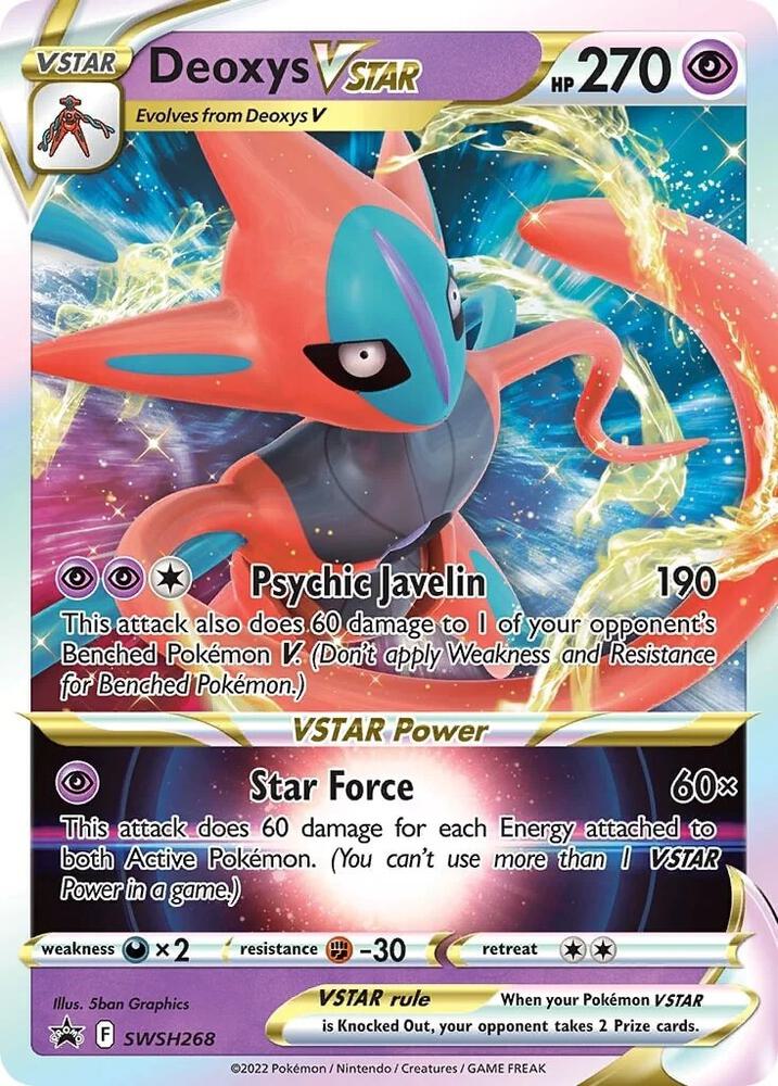 Deoxys VSTAR - SWSH268 - SWSH: Sword & Shield Promo Cards