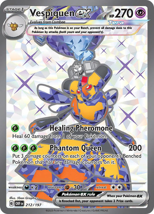 Vespiquen ex - 212/197 - SV03: Obsidian Flames