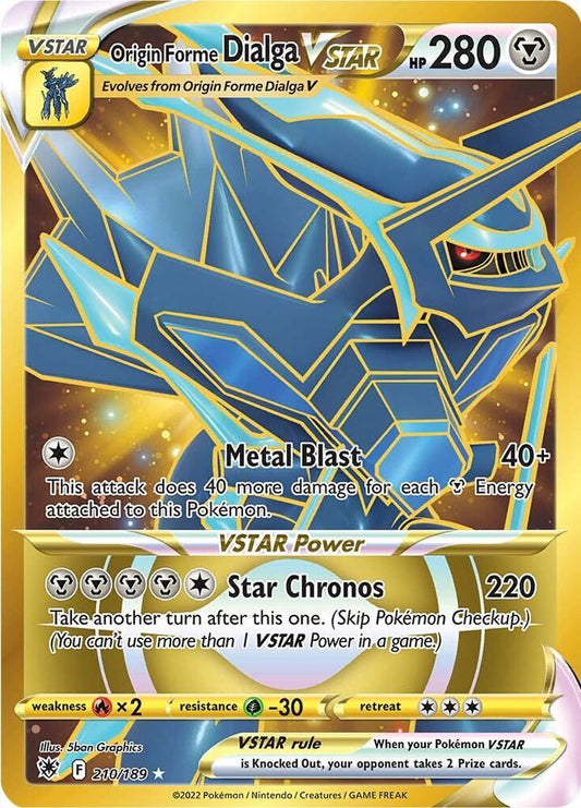 Origin Forme Dialga VSTAR - 210/189 (Secret) - SWSH10: Astral Radiance
