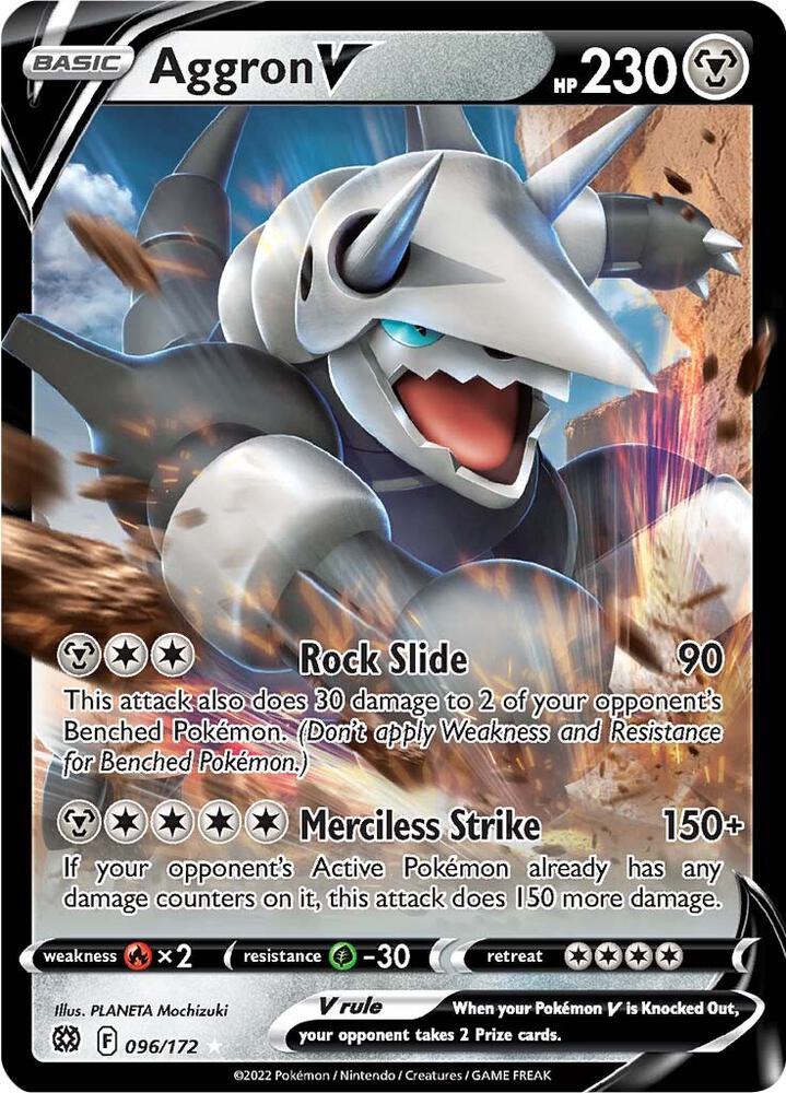 Aggron V - SWSH09: Brilliant Stars
