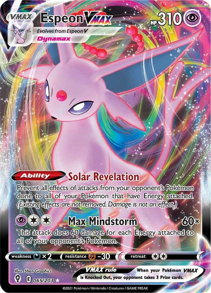 Espeon VMAX - SWSH07: Evolving Skies