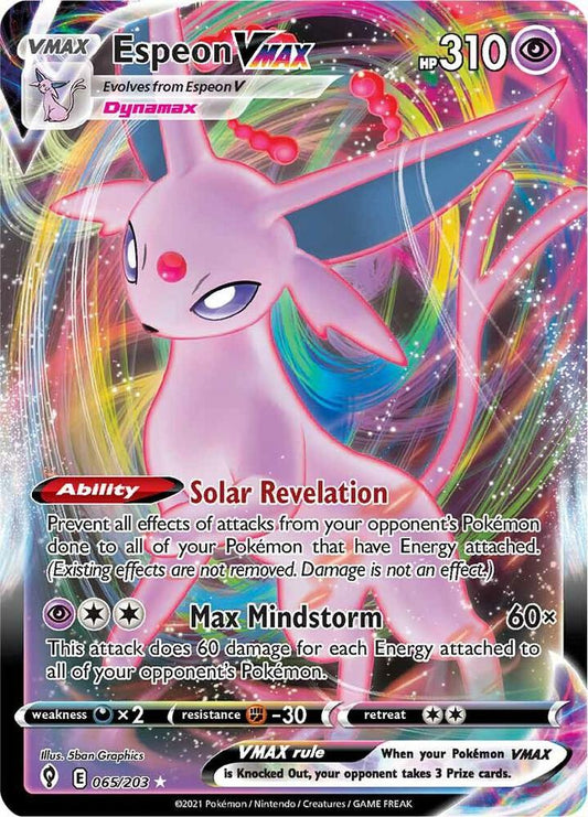 Espeon VMAX - SWSH07: Evolving Skies