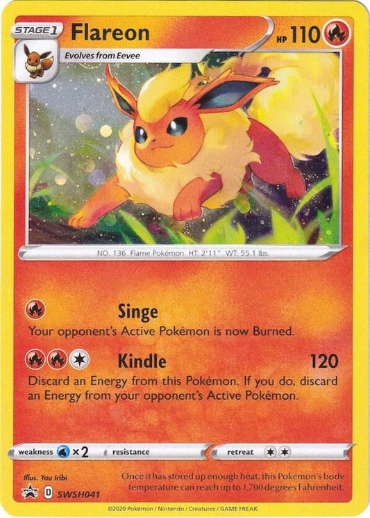 Flareon - SWSH041 - SWSH: Sword & Shield Promo Cards