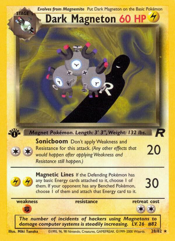 Dark Magneton (28) - Team Rocket