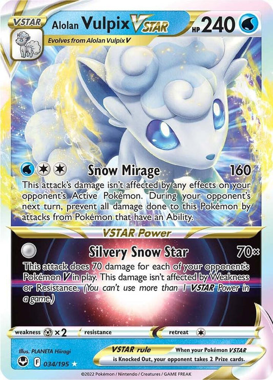 Alolan Vulpix VSTAR - SWSH12: Silver Tempest