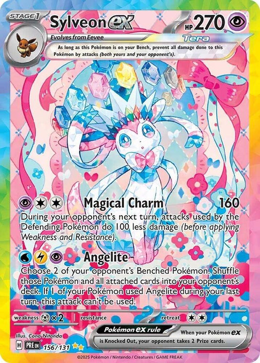 Sylveon ex - 156/131 - SV: Prismatic Evolutions