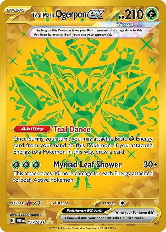 Teal Mask Ogerpon ex - 177/131 - SV: Prismatic Evolutions