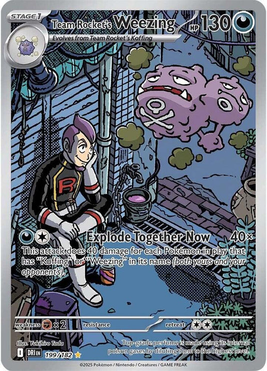 Team Rocket's Weezing - 199/182 - SV10: Destined Rivals