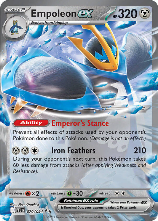 Empoleon ex - 070/094 - ME02: Phantasmal Flames