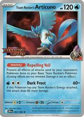 Team Rocket's Articuno (Destined Rivals Stamp) - Miscellaneous Cards & Products