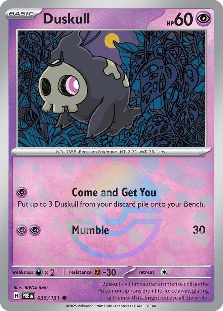 Duskull (Poke Ball Pattern) - SV: Prismatic Evolutions