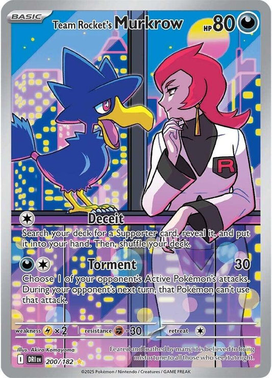 Team Rocket's Murkrow - 200/182 - SV10: Destined Rivals