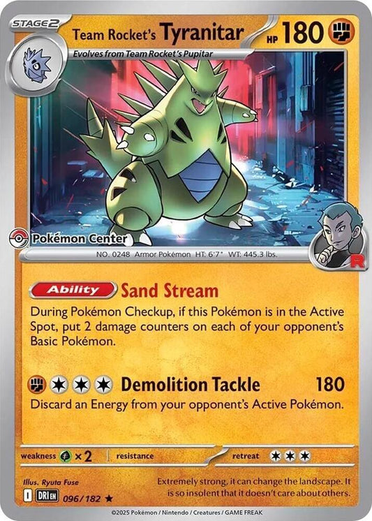 Team Rocket's Tyranitar (Pokemon Center Exclusive) - Miscellaneous Cards & Products